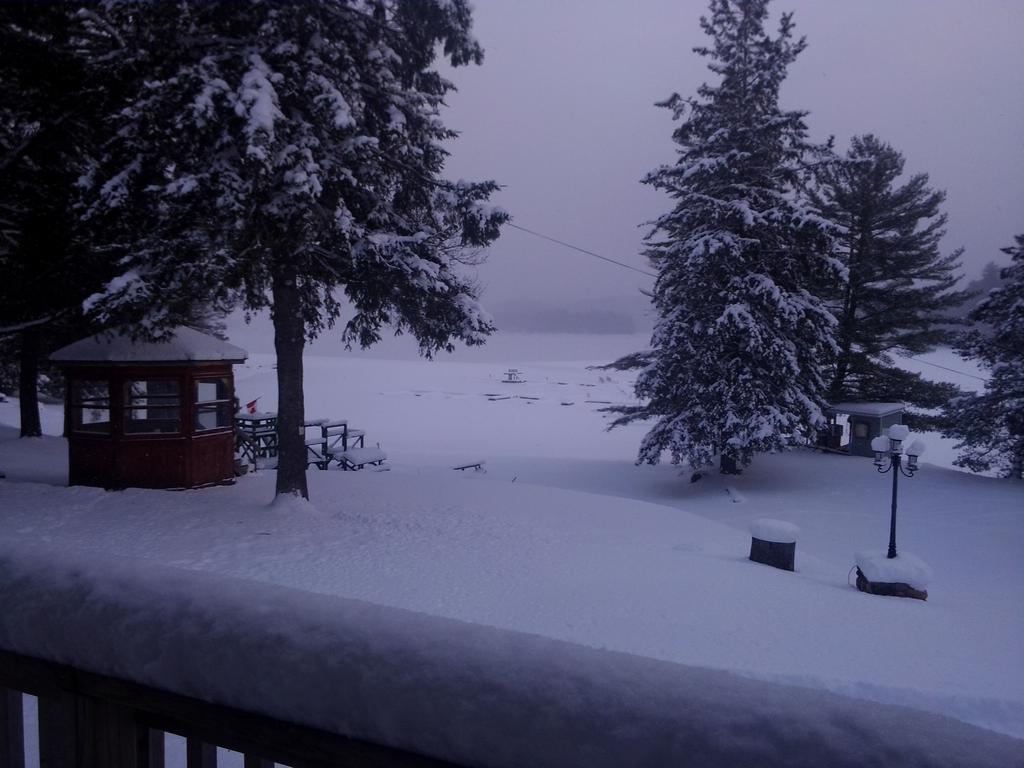 Little Hawk Resort & Marina Algonquin Highlands Bagian luar foto